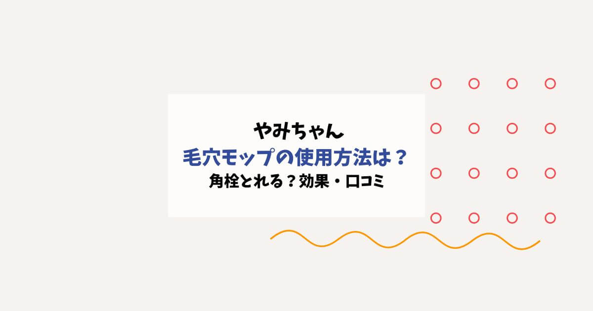 超ポイントアップ祭 毛穴モップ やみちゃん 毛穴パック 2回分